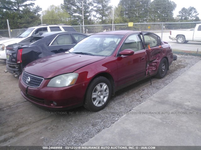 1N4AL11D26C207666 - 2006 NISSAN ALTIMA S/SL MAROON photo 2