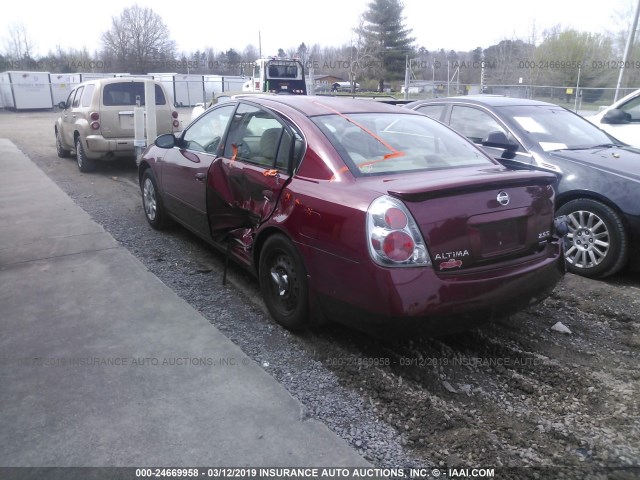 1N4AL11D26C207666 - 2006 NISSAN ALTIMA S/SL MAROON photo 3