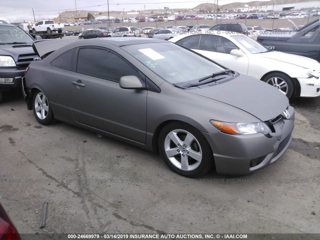 2HGFG12896H578831 - 2006 HONDA CIVIC EX GRAY photo 1