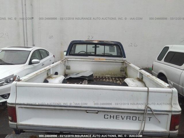 1GCGC24W6GJ106523 - 1986 CHEVROLET C20 WHITE photo 8