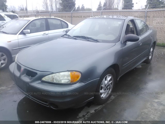 1G2NE52E95M118713 - 2005 PONTIAC GRAND AM SE GRAY photo 2