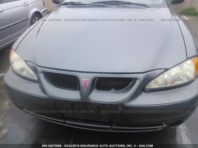 1G2NE52E95M118713 - 2005 PONTIAC GRAND AM SE GRAY photo 6