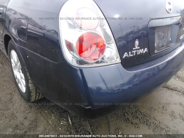 1N4AL11D35C298414 - 2005 NISSAN ALTIMA S/SL Dark Blue photo 6