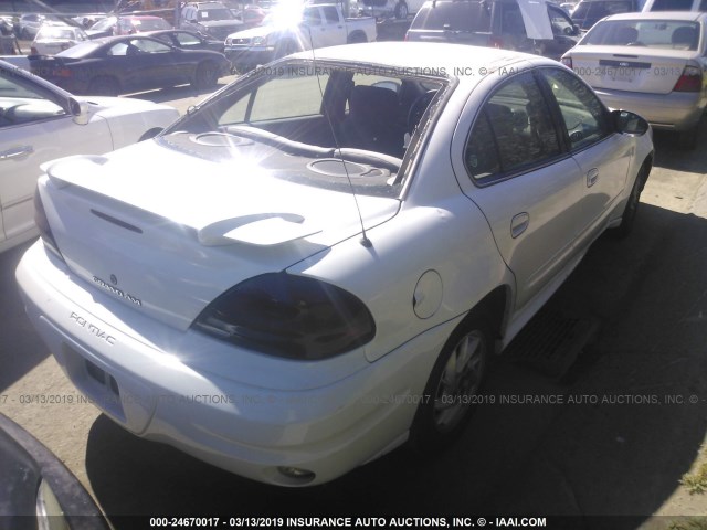 1G2NF52E44M558088 - 2004 PONTIAC GRAND AM SE1 WHITE photo 4