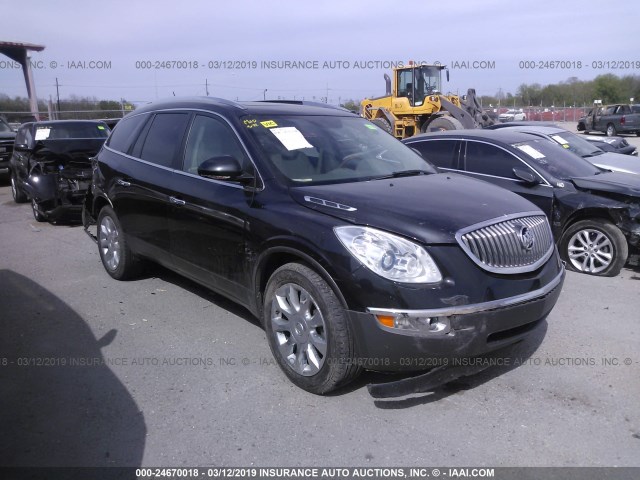 5GAKRDEDXCJ173252 - 2012 BUICK ENCLAVE BLACK photo 1