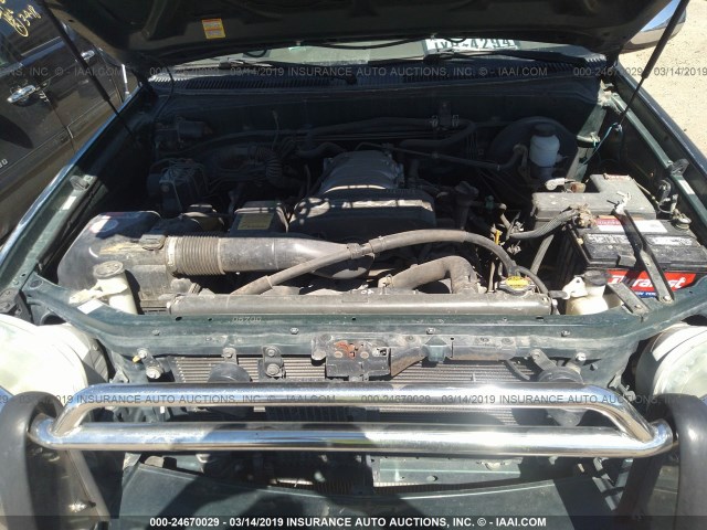5TBRT34123S397112 - 2003 TOYOTA TUNDRA ACCESS CAB SR5 GREEN photo 10