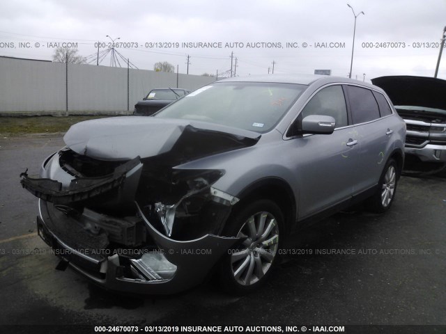 JM3TB28AX80142164 - 2008 MAZDA CX-9 SILVER photo 2