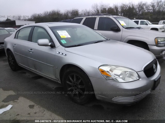 1G4HD57257U108821 - 2007 BUICK LUCERNE CXL SILVER photo 1