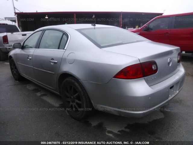 1G4HD57257U108821 - 2007 BUICK LUCERNE CXL SILVER photo 3