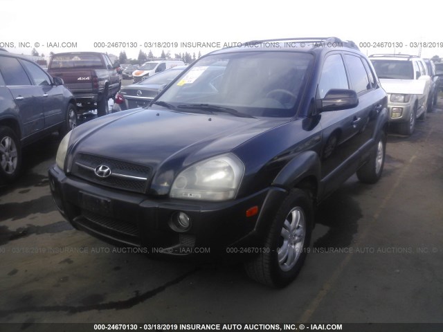 KM8JN12DX7U633907 - 2007 HYUNDAI TUCSON SE/LIMITED BLACK photo 2