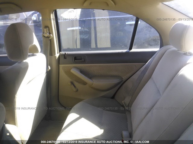 2HGES16325H556581 - 2005 HONDA CIVIC DX VP Կապույտ լուսանկար 8