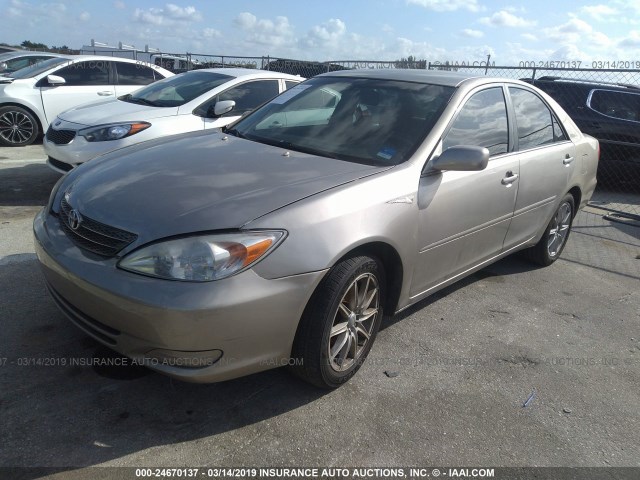 4T1BE32K34U363624 - 2004 TOYOTA CAMRY LE/XLE/SE TAN photo 2