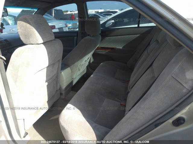 4T1BE32K34U363624 - 2004 TOYOTA CAMRY LE/XLE/SE TAN photo 8