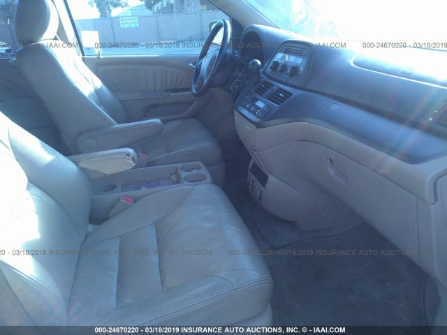 5FNRL387X6B017349 - 2006 HONDA ODYSSEY EXL GOLD photo 5