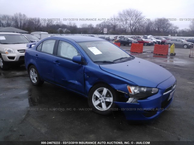 JA3AU26UX9U038287 - 2009 MITSUBISHI LANCER ES/ES SPORT BLUE photo 1