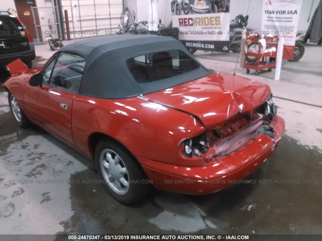 JM1NA3517N1323582 - 1992 MAZDA MX-5 MIATA RED photo 3