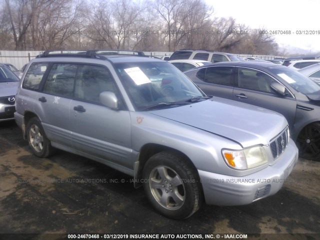 JF1SF65692H735545 - 2002 SUBARU FORESTER S SILVER photo 1