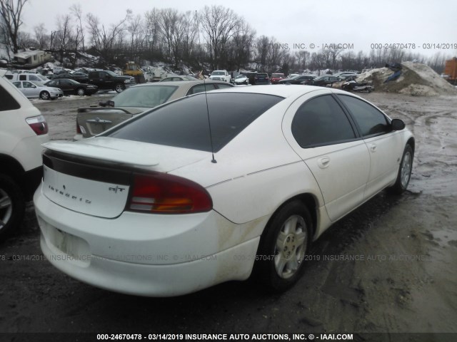 2B3HD46R04H701144 - 2004 DODGE INTREPID SE WHITE photo 4