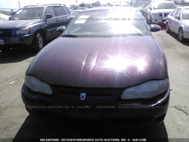 2G1WX12K449290015 - 2004 CHEVROLET MONTE CARLO SS 紫色 照片 6