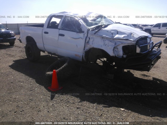 1D7KS28C37J546007 - 2007 DODGE RAM 2500 ST/SLT WHITE photo 1