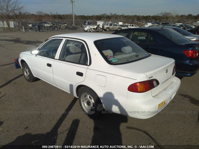 2T1BR12E6YC337500 - 2000 TOYOTA COROLLA VE/CE/LE WHITE photo 3