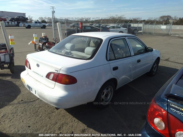 2T1BR12E6YC337500 - 2000 TOYOTA COROLLA VE/CE/LE WHITE photo 4