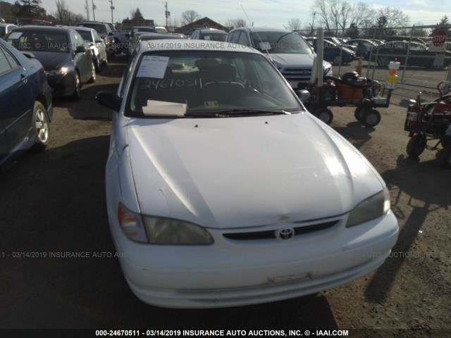 2T1BR12E6YC337500 - 2000 TOYOTA COROLLA VE/CE/LE WHITE photo 6