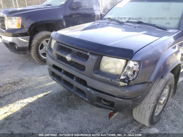 5N1ED28Y6YC583664 - 2000 NISSAN XTERRA XE/SE BLUE photo 6