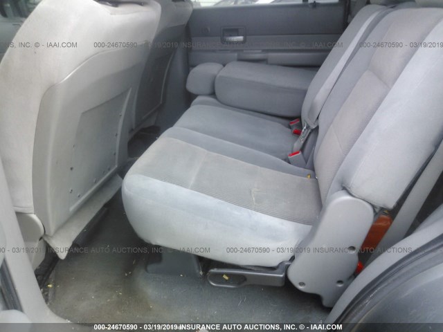 1D4HB48N94F168651 - 2004 DODGE DURANGO SLT GRAY photo 8