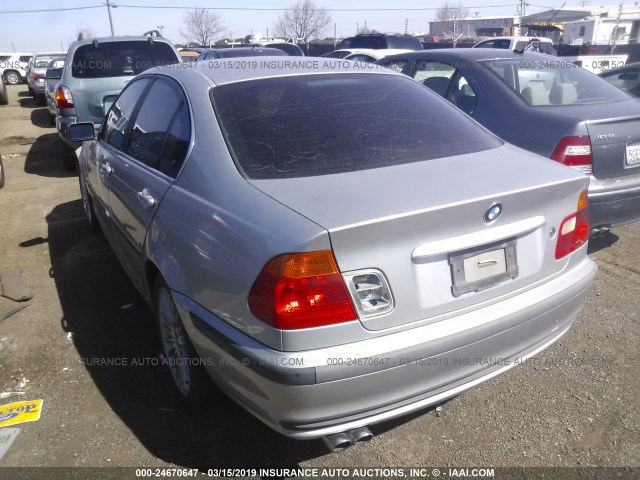 WBAAV53491JS91690 - 2001 BMW 330 I SILVER photo 3