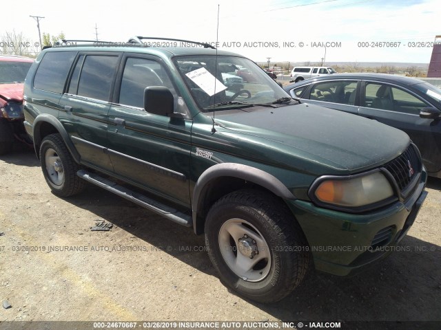 JA4MT31H4YP026256 - 2000 MITSUBISHI MONTERO SPORT LS/SPORT XLS GREEN photo 1