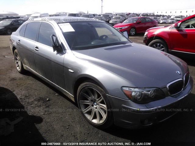 WBAHN83587DT74642 - 2007 BMW 750 GRAY photo 1