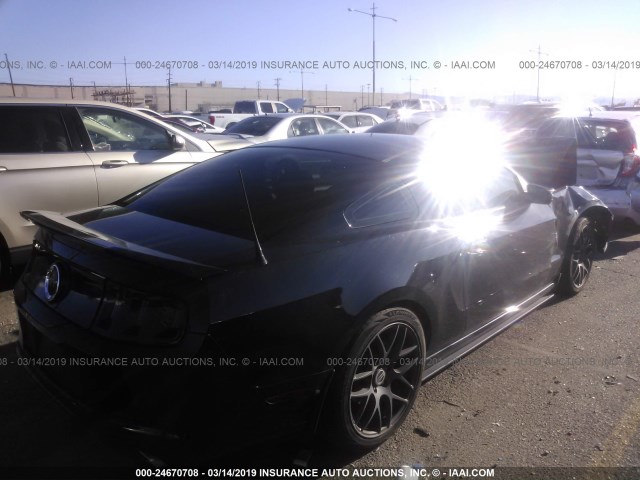 1ZVBP8CF8E5278400 - 2014 FORD MUSTANG GT BLACK photo 4