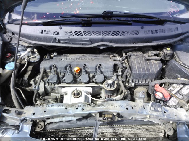 1HGFA16928L085406 - 2008 HONDA CIVIC EXL Mavi foto 10