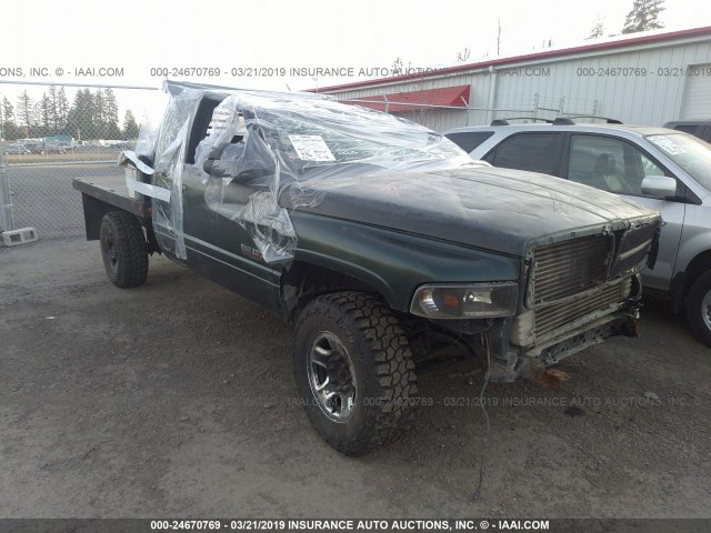 3B7KF23662M206071 - 2002 DODGE RAM 2500 GREEN photo 1