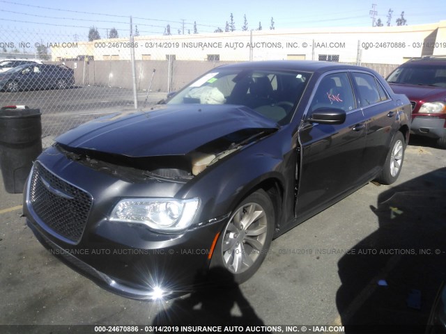 2C3CCAAG9GH220186 - 2016 CHRYSLER 300 LIMITED GRAY photo 2