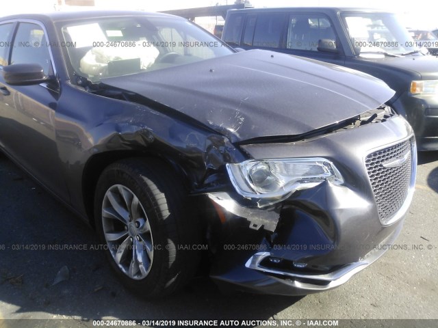 2C3CCAAG9GH220186 - 2016 CHRYSLER 300 LIMITED GRAY photo 6