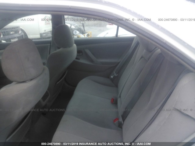 4T4BE46K58R039683 - 2008 TOYOTA CAMRY CE/LE/XLE/SE WHITE photo 8