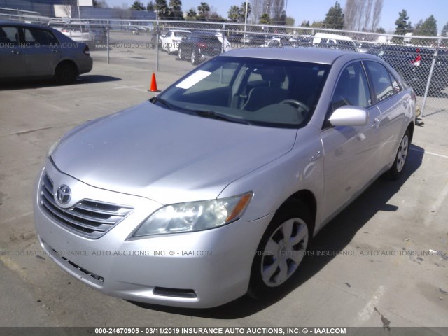 4T1BB46K68U046435 - 2008 TOYOTA CAMRY HYBRID SILVER photo 2