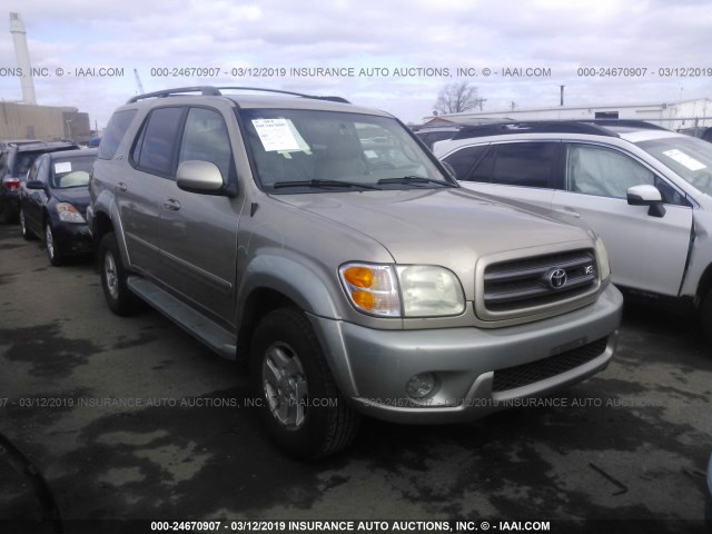 5TDBT44A34S232170 - 2004 TOYOTA SEQUOIA SR5 Champagne photo 1