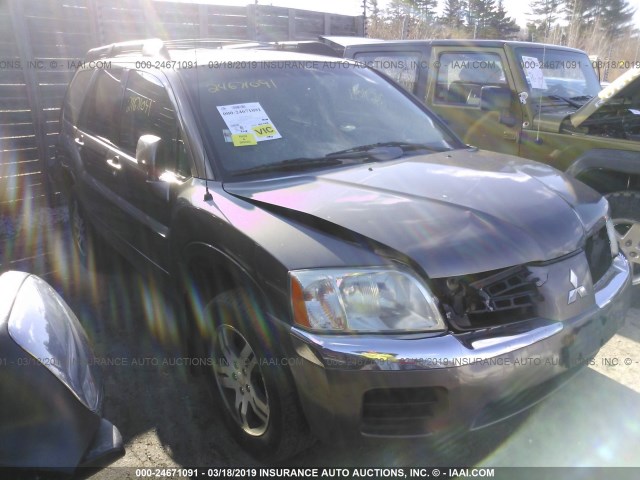 4A4MN31S54E019231 - 2004 MITSUBISHI ENDEAVOR XLS GRAY photo 1