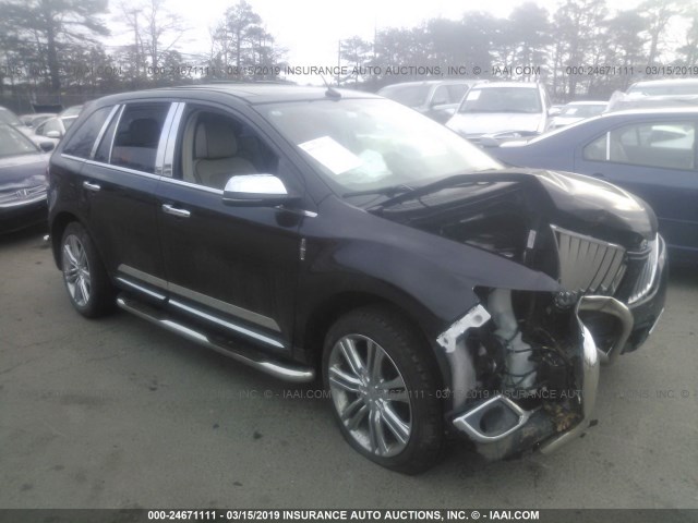 2LMDJ8JK5DBL11103 - 2013 LINCOLN MKX BLACK photo 1