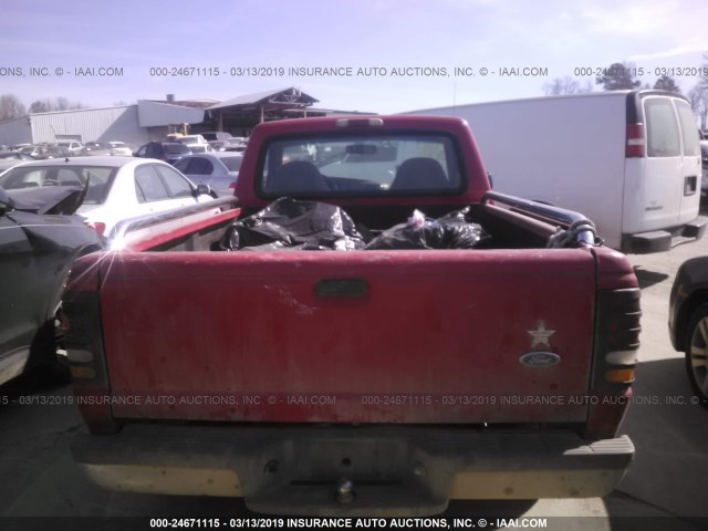 1FTCR10A8SUA85697 - 1995 FORD RANGER RED photo 8