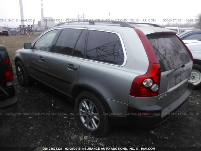 YV1CZ911651145862 - 2005 VOLVO XC90 T6 GRAY photo 3