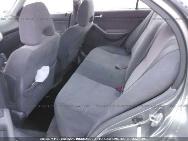 JHMES96644S012936 - 2004 HONDA CIVIC HYBRID GRAY photo 8