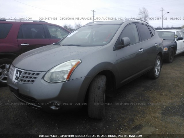 JN8AS5MV8AW601208 - 2010 NISSAN ROGUE S/SL/KROM GRAY photo 2