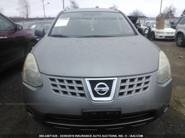 JN8AS5MV8AW601208 - 2010 NISSAN ROGUE S/SL/KROM GRAY photo 6