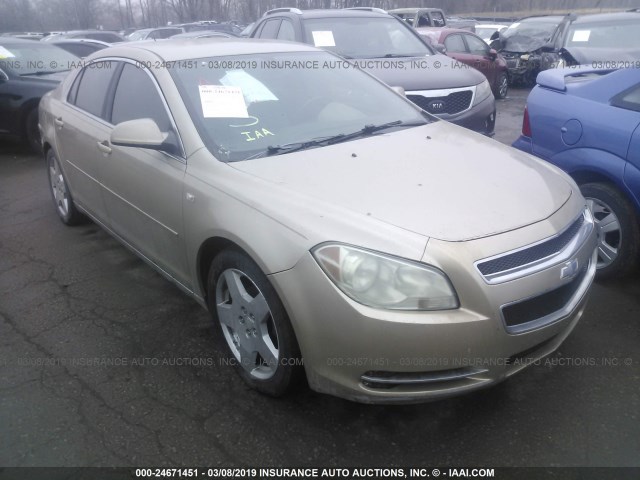 1G1ZJ57768F225903 - 2008 CHEVROLET MALIBU 2LT BEIGE photo 1