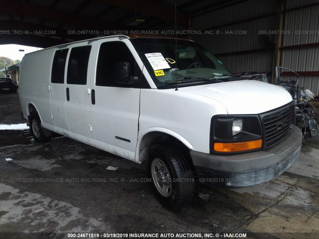 1GTHG39U761122864 - 2006 GMC SAVANA G3500 WHITE photo 1