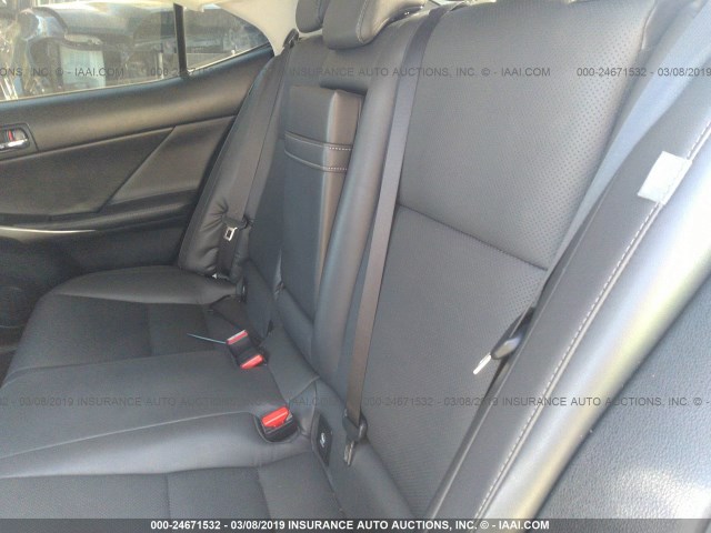 JTHBF1D26F5077197 - 2015 LEXUS IS 250 GRAY photo 8